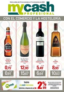 Folleto promocional de mycash profesional válido desde el 27/11/2025