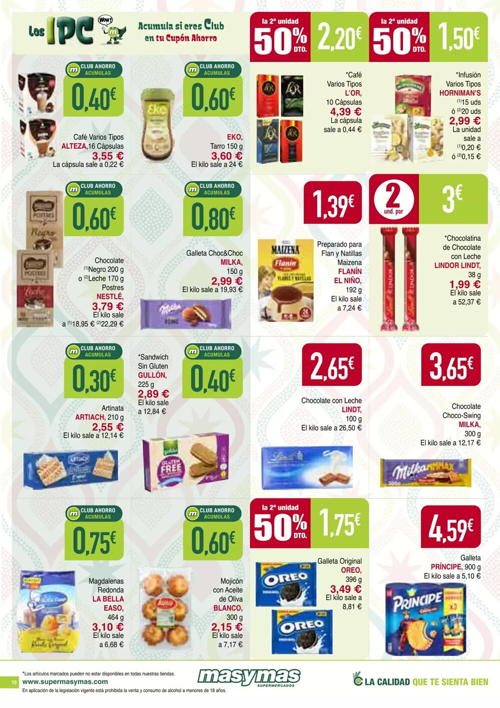 Folleto promocional de Masymas válido desde el 27/11/2025 - Página 10.