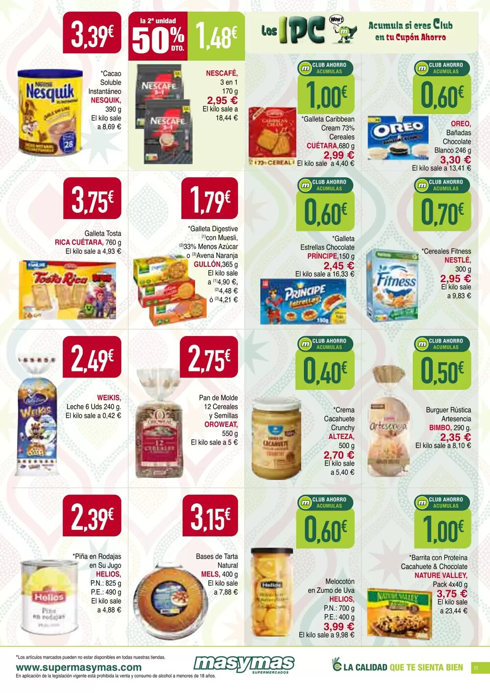 Folleto promocional de Masymas válido desde el 27/11/2025 - Página 11.