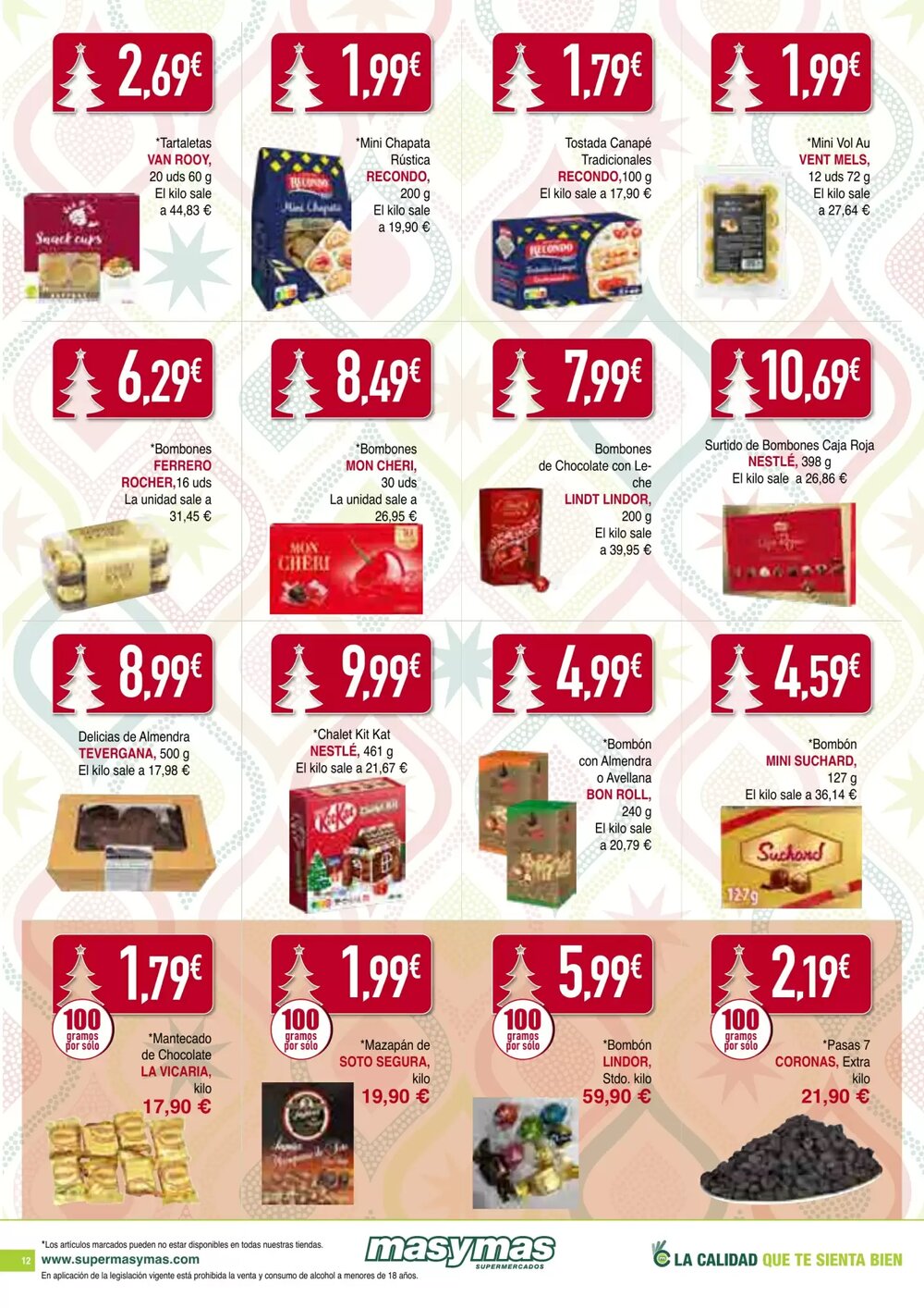 Folleto promocional de Masymas válido desde el 27/11/2025 - Página 12.