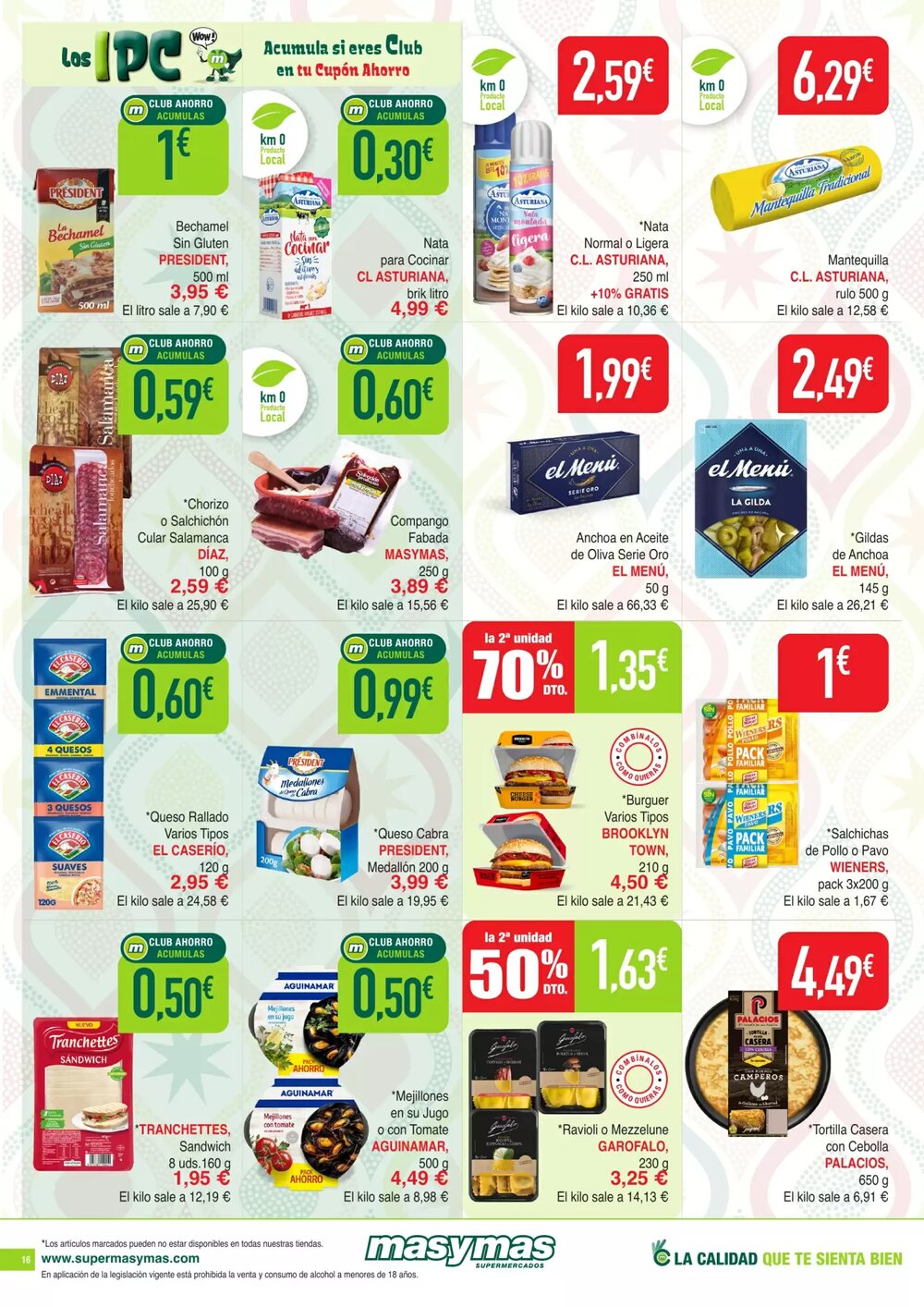 Folleto promocional de Masymas válido desde el 27/11/2025 - Página 16.