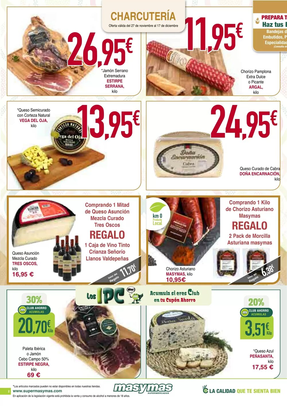 Folleto promocional de Masymas válido desde el 27/11/2025 - Página 2.