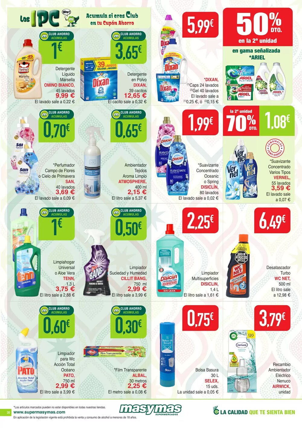 Folleto promocional de Masymas válido desde el 27/11/2025 - Página 20.