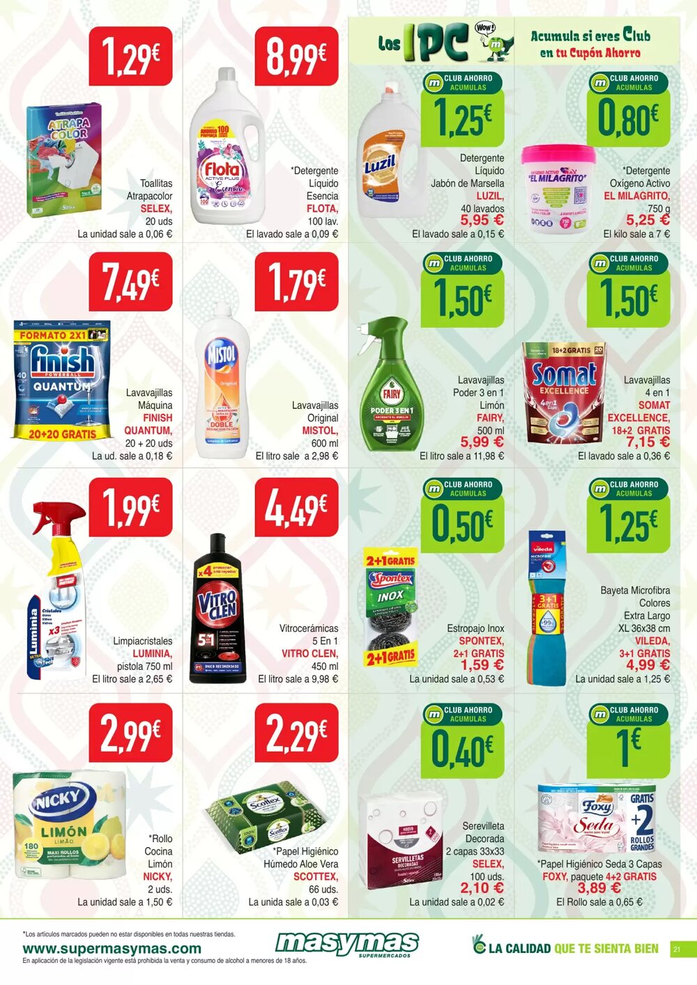 Folleto promocional de Masymas válido desde el 27/11/2025 - Página 21.