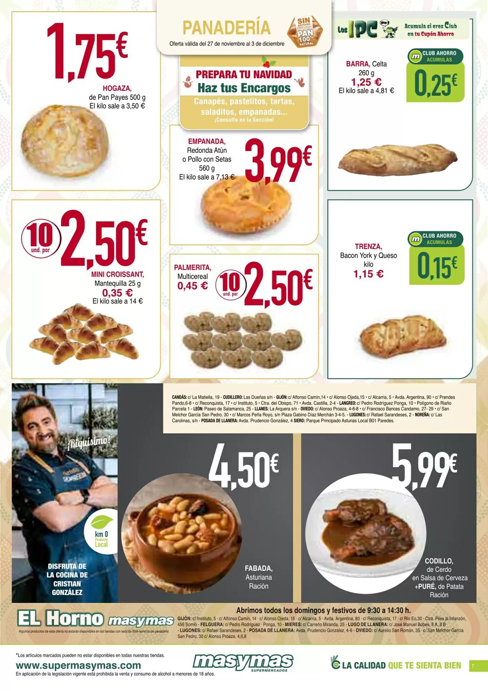 Folleto promocional de Masymas válido desde el 27/11/2025 - Página 7.