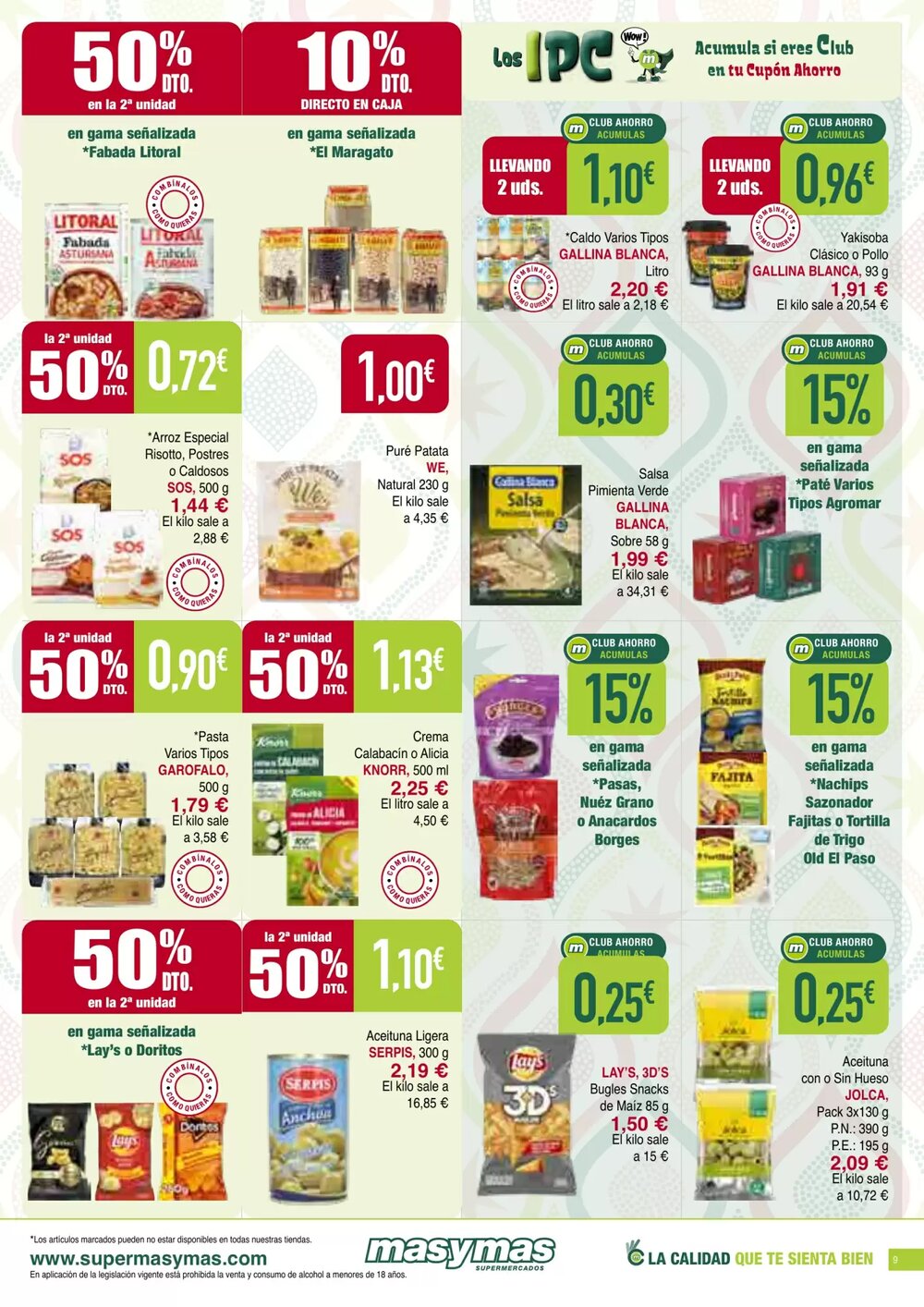 Folleto promocional de Masymas válido desde el 27/11/2025 - Página 9.