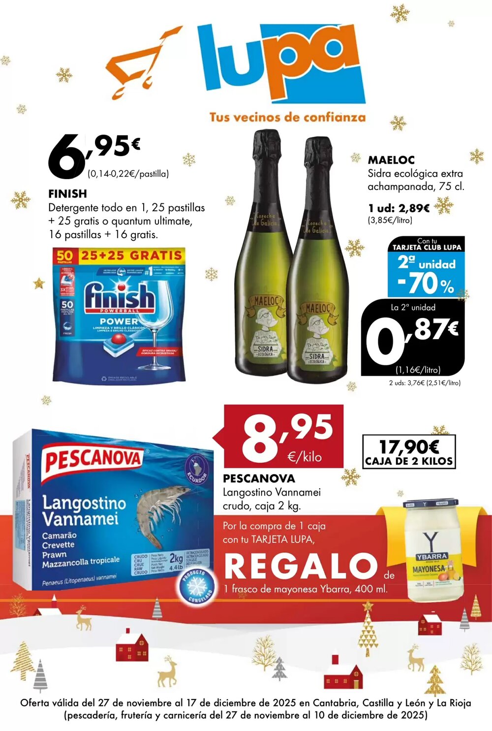 Folleto promocional de Lupa válido desde el 27/11/2025 - Página 1.