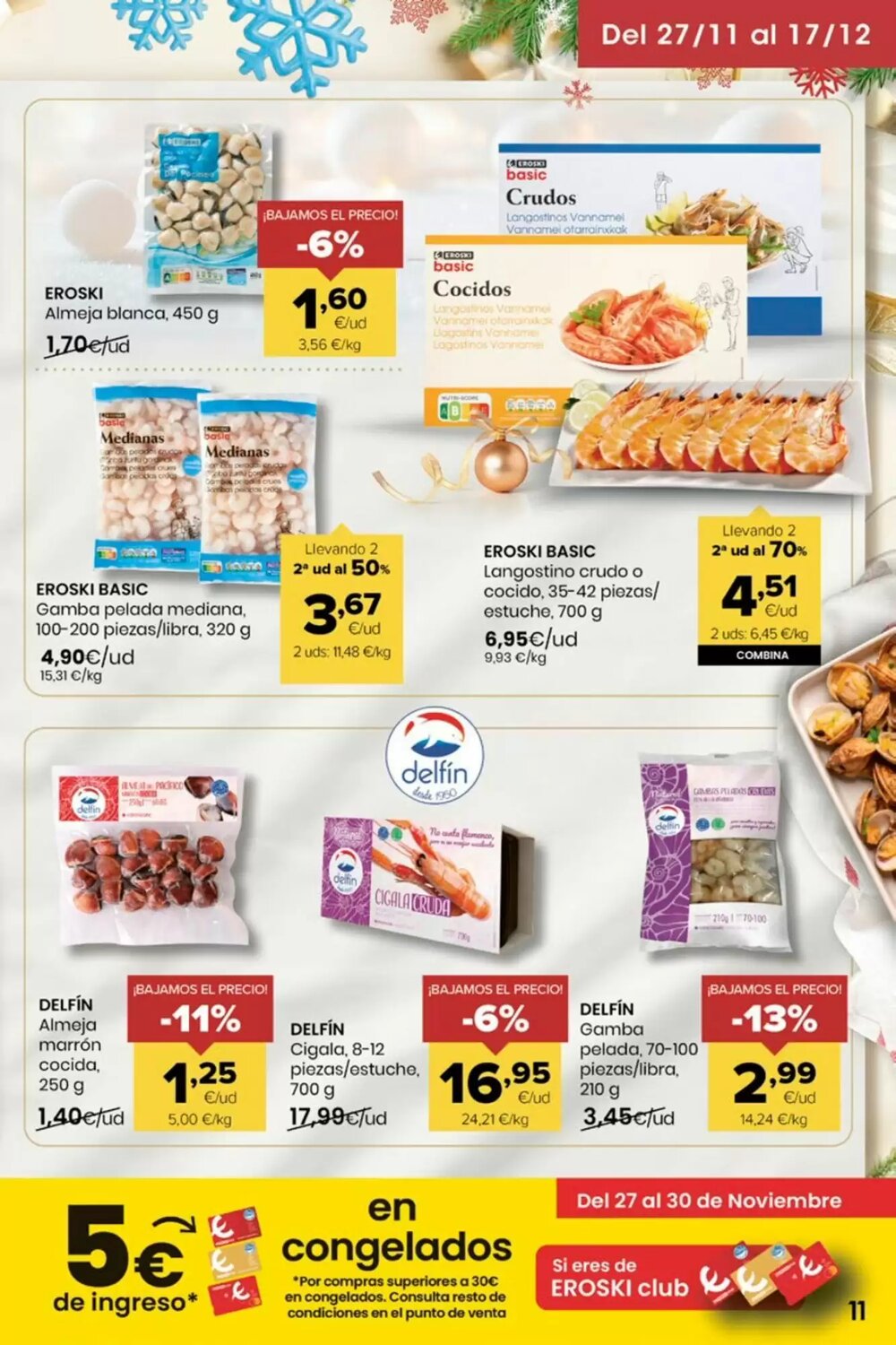 Folleto promocional de Autoservicios Familia válido desde el 27/11/2025 - Página 11.