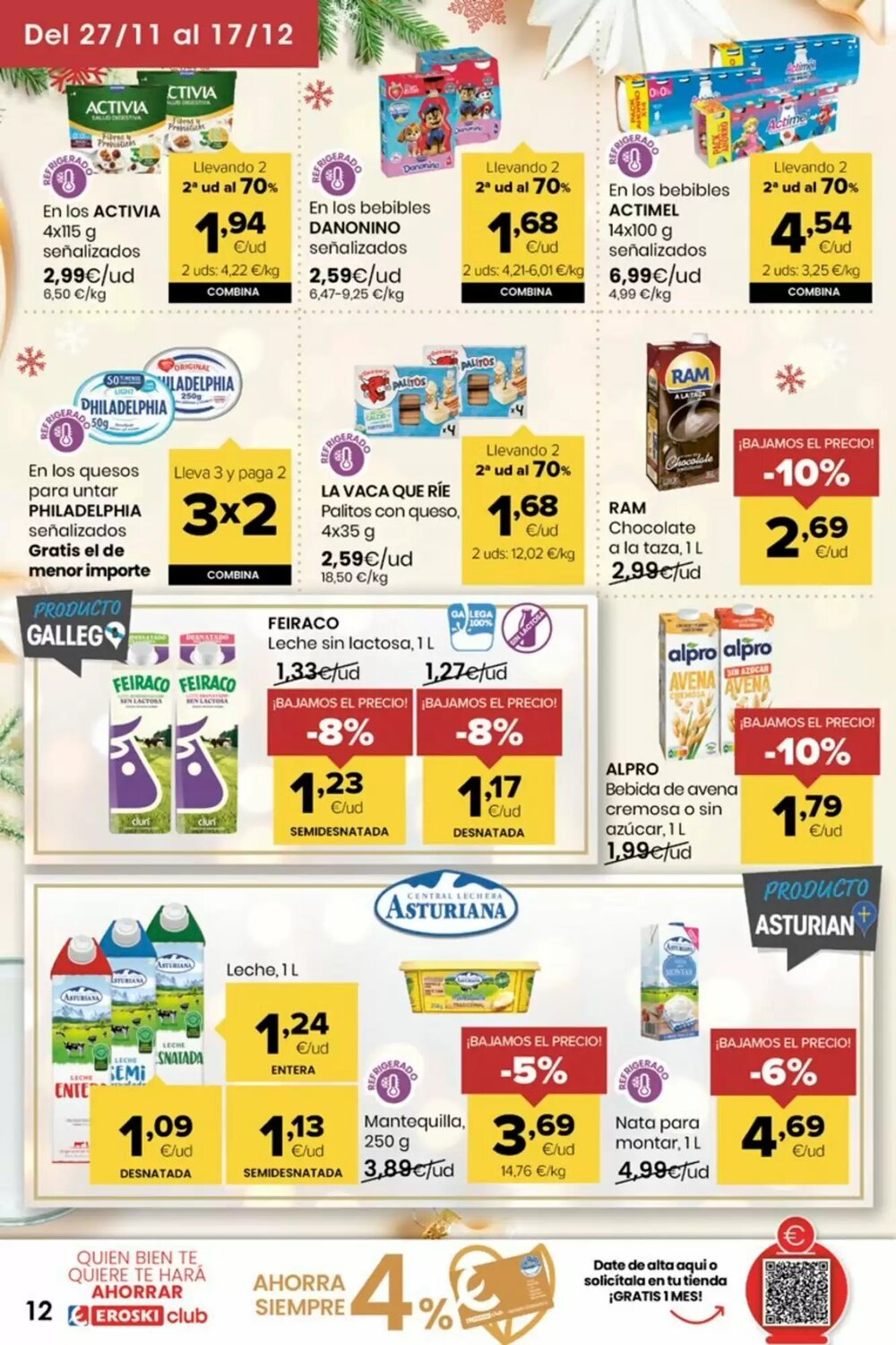 Folleto promocional de Autoservicios Familia válido desde el 27/11/2025 - Página 12.