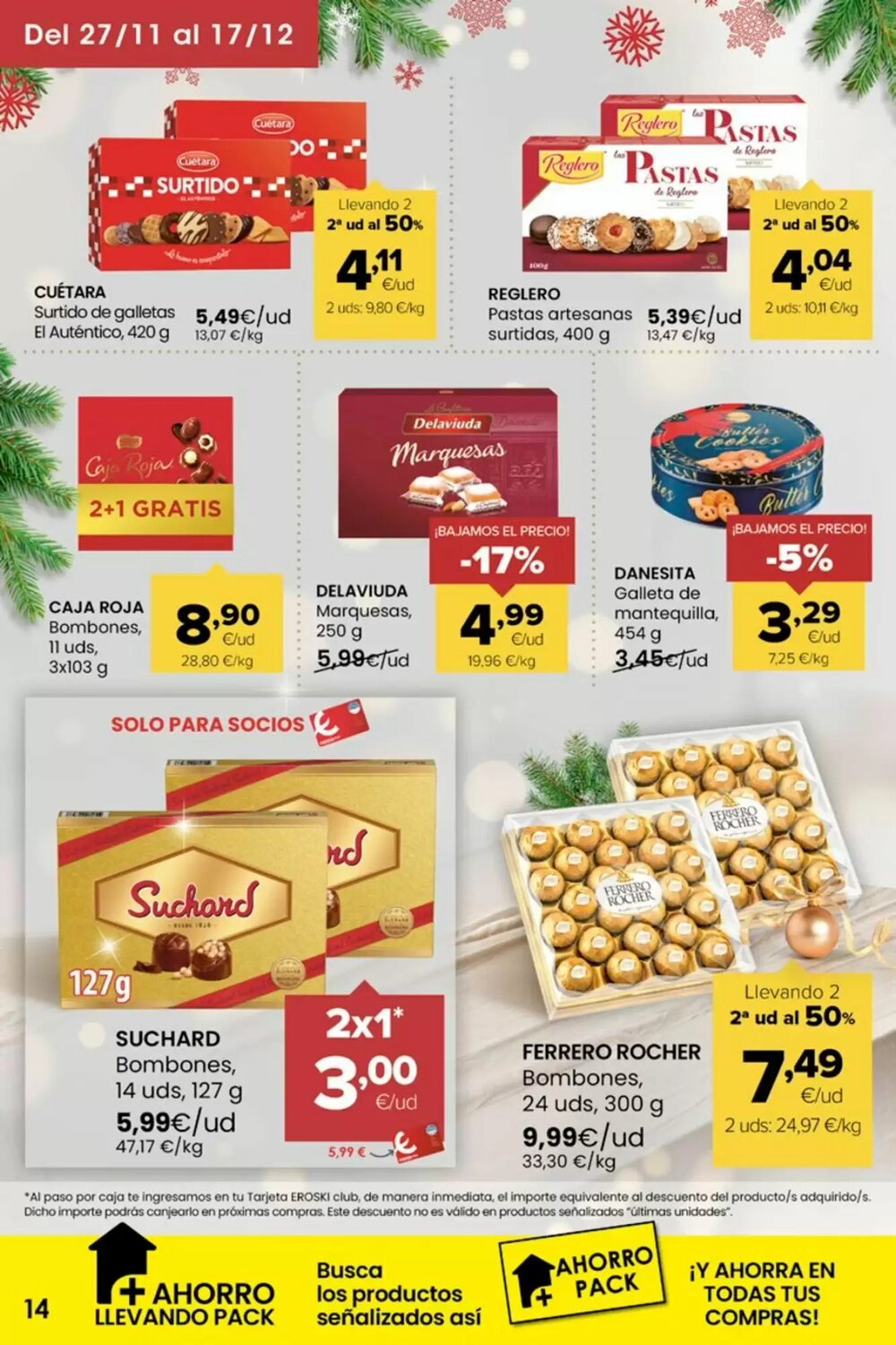 Folleto promocional de Autoservicios Familia válido desde el 27/11/2025 - Página 14.