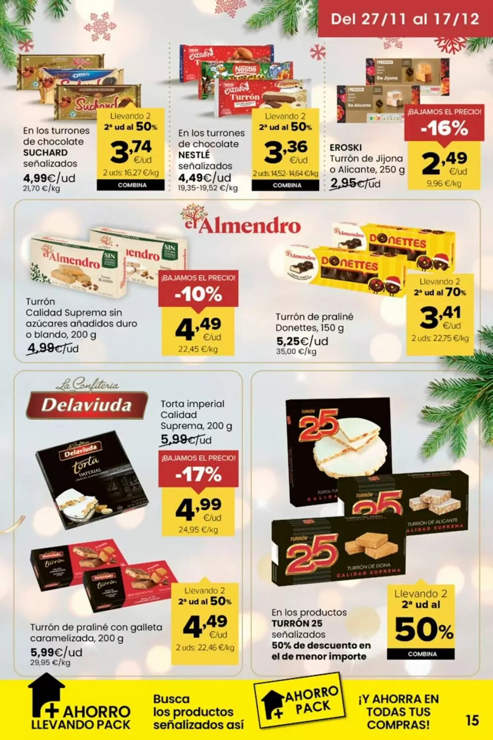 Folleto promocional de Autoservicios Familia válido desde el 27/11/2025 - Página 15.