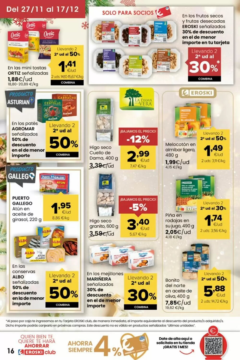 Folleto promocional de Autoservicios Familia válido desde el 27/11/2025 - Página 16.