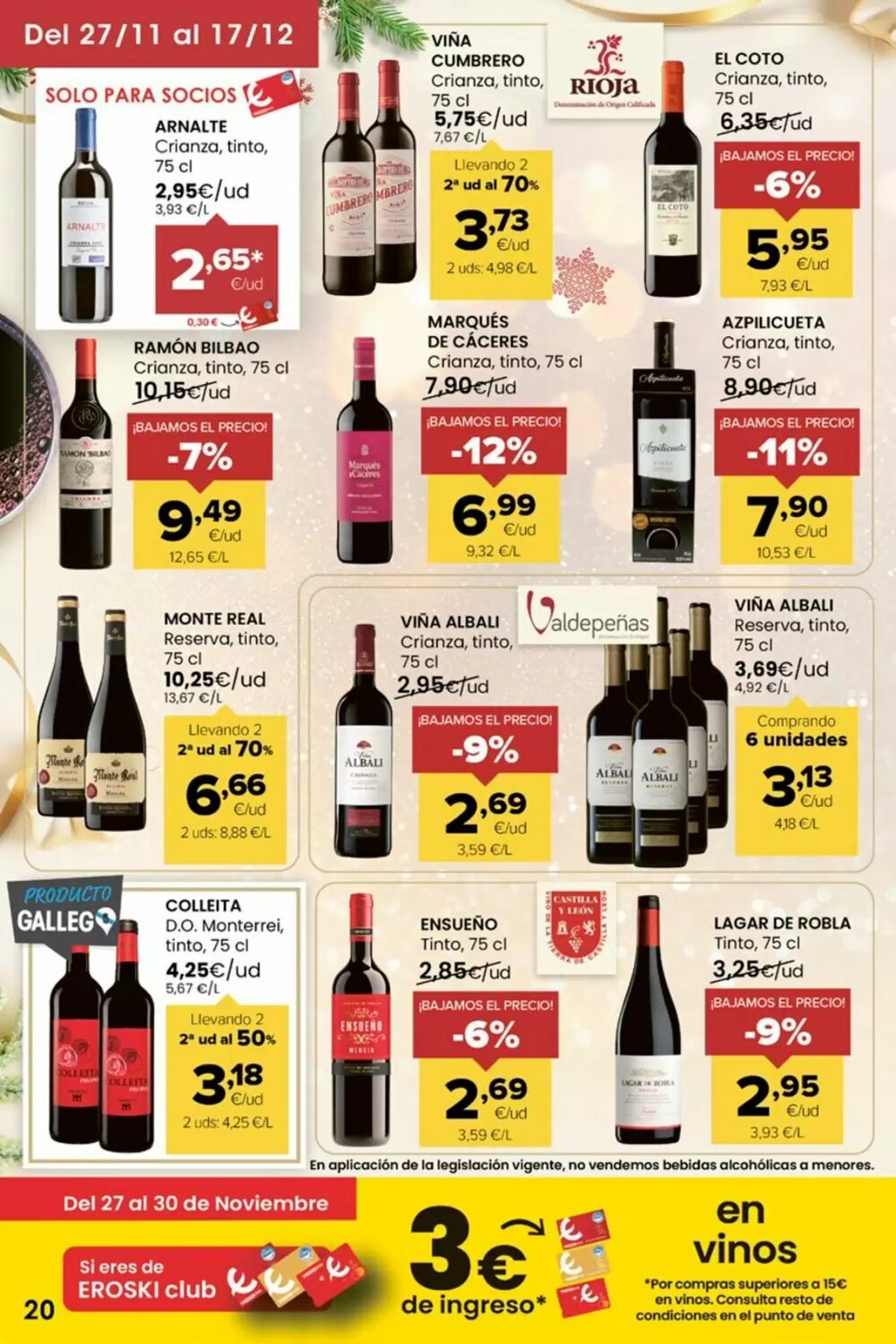 Folleto promocional de Autoservicios Familia válido desde el 27/11/2025 - Página 20.