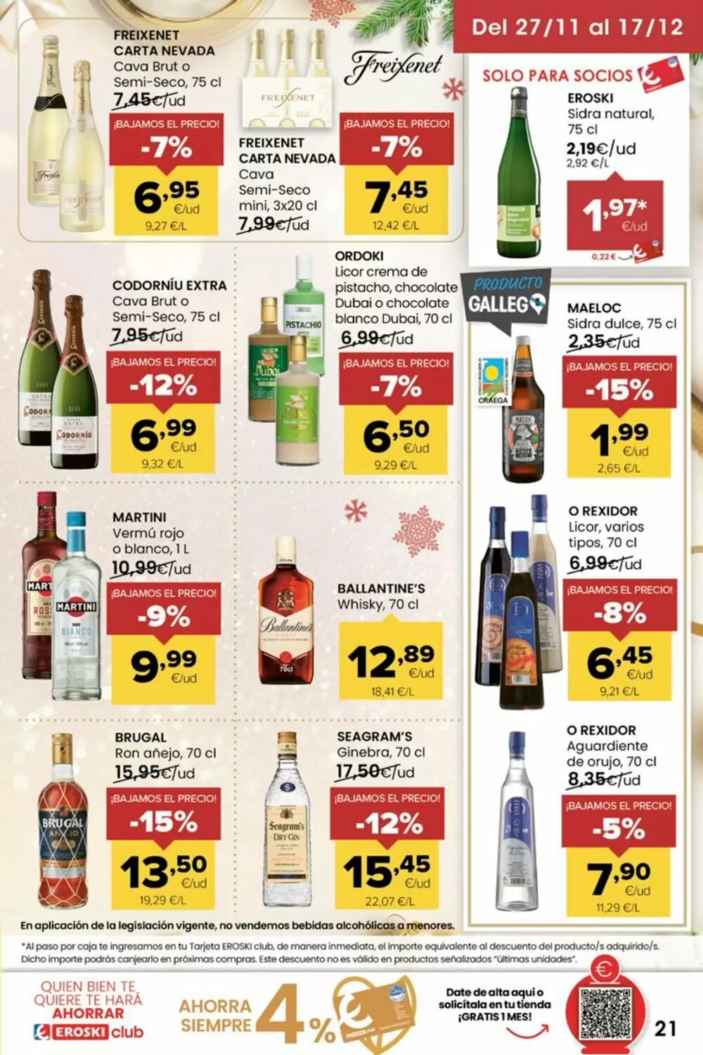 Folleto promocional de Autoservicios Familia válido desde el 27/11/2025 - Página 21.