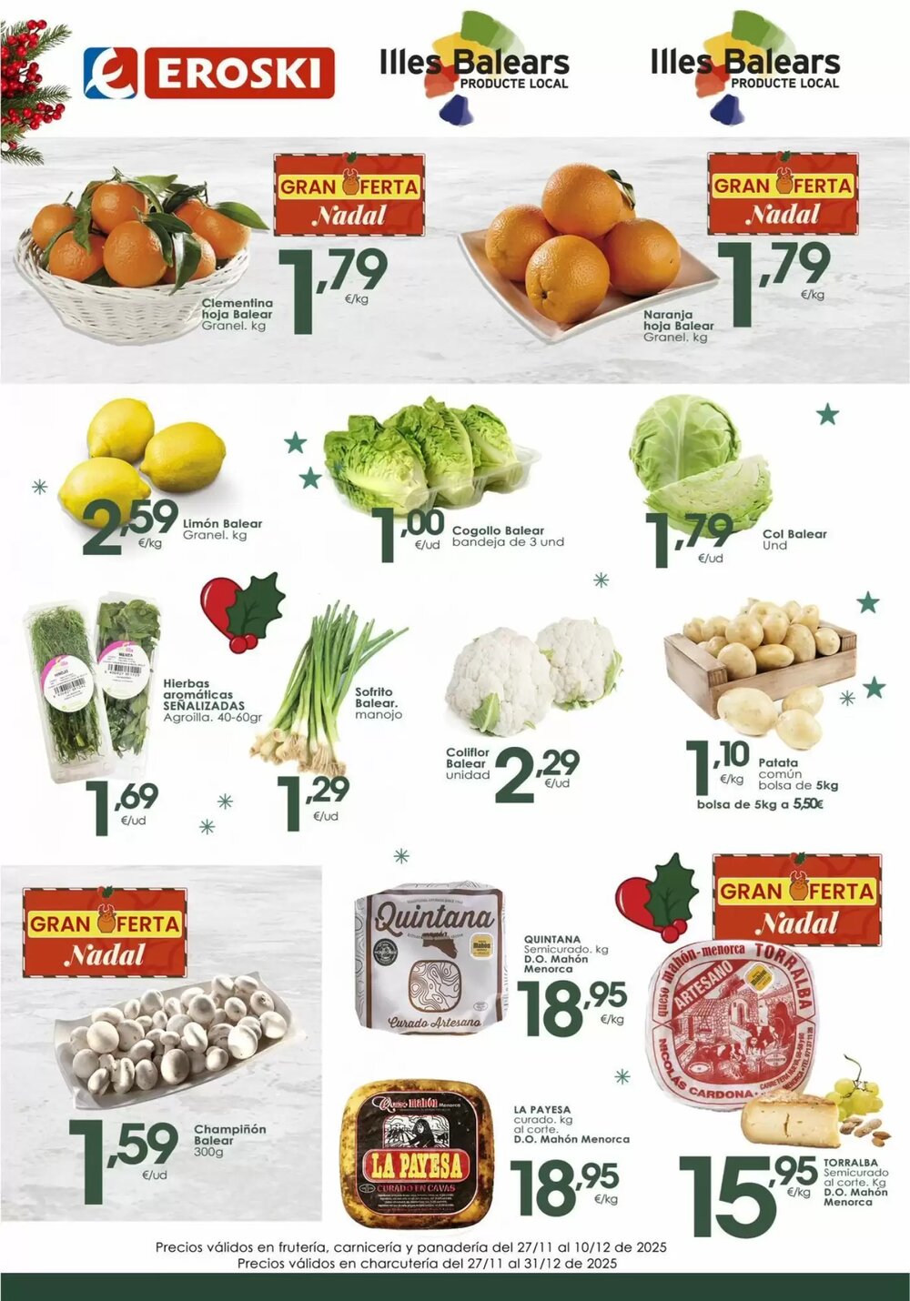 Folleto promocional de Eroski válido desde el 27/11/2025 - Página 2.