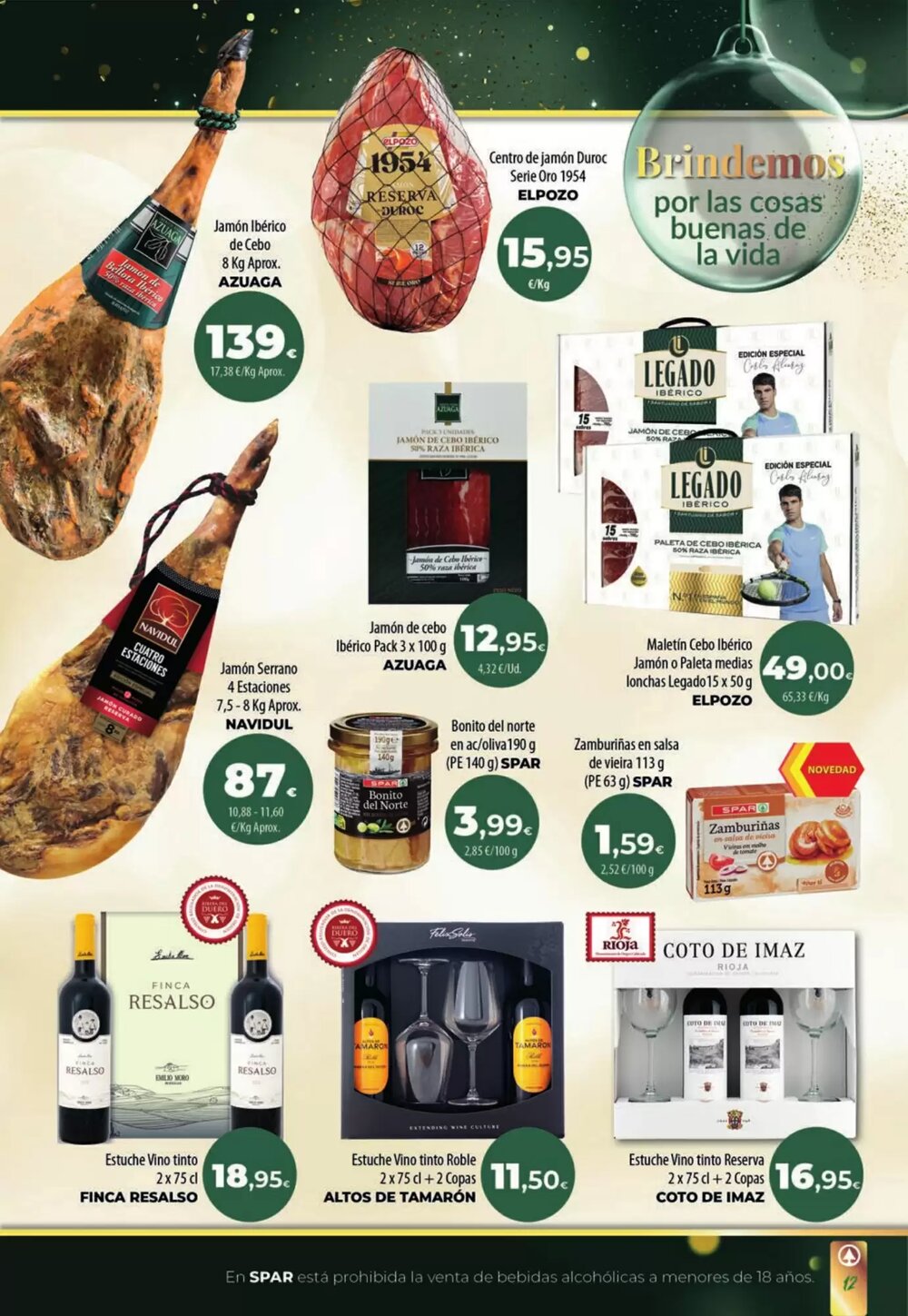 Folleto promocional de Spar La Palma válido desde el 27/11/2025 - Página 12.