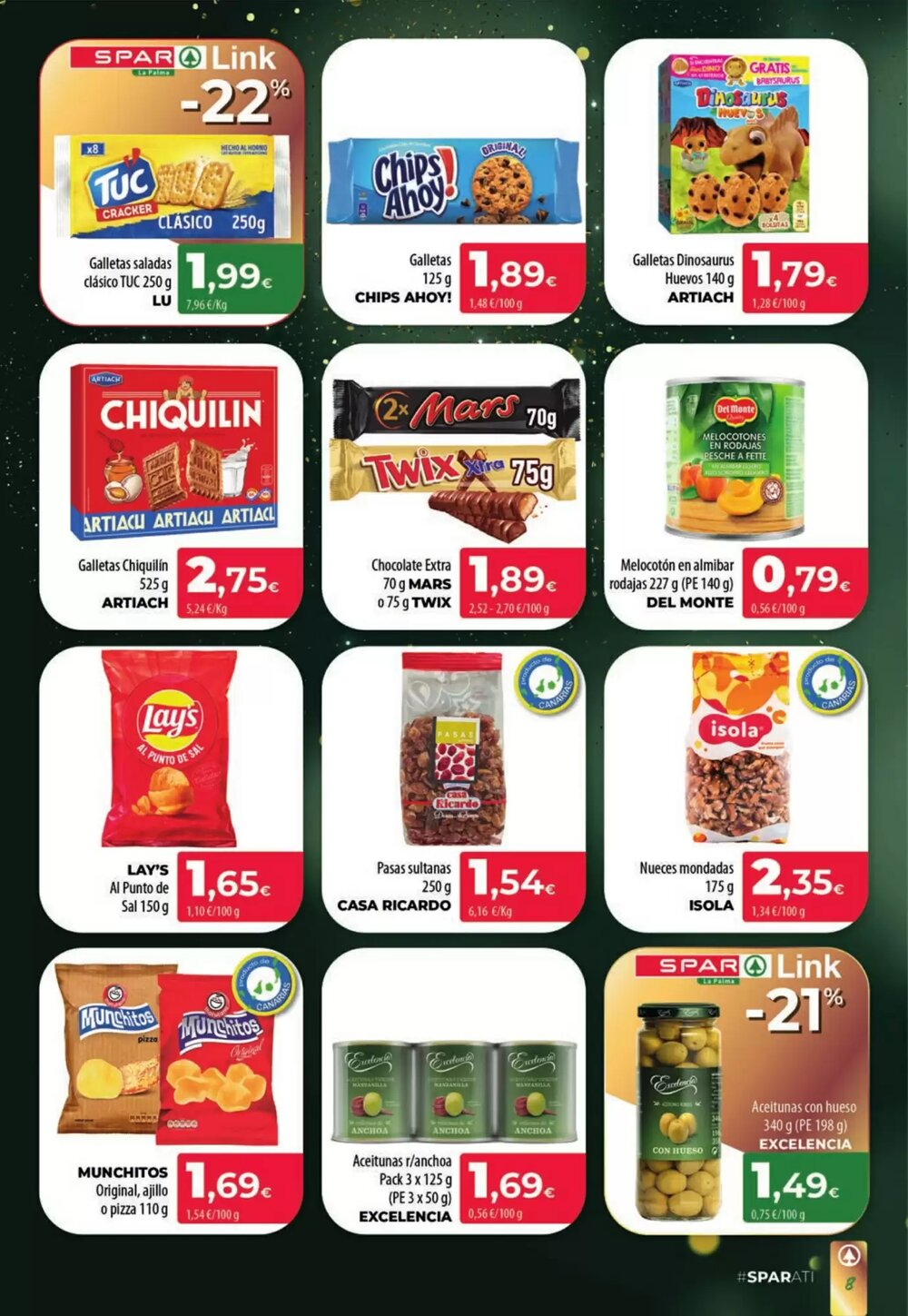 Folleto promocional de Spar La Palma válido desde el 27/11/2025 - Página 8.