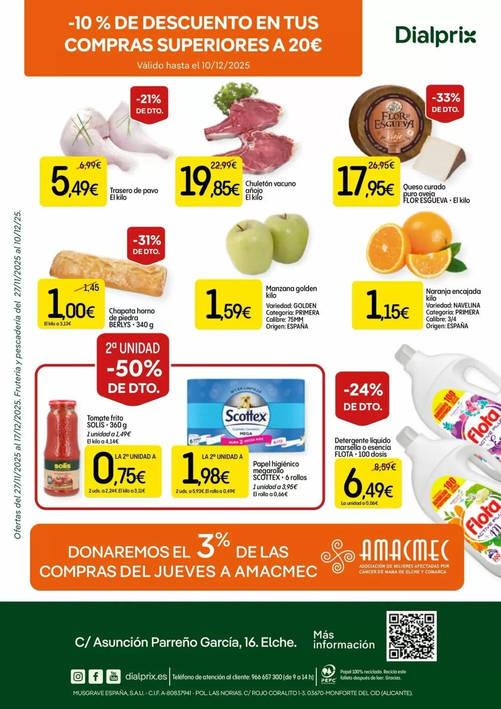 Folleto promocional de Dialprix válido desde el 27/11/2025 - Página 16.