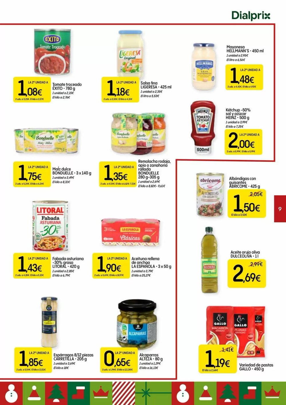 Folleto promocional de Dialprix válido desde el 27/11/2025 - Página 9.