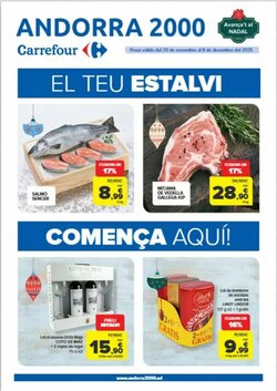 Folleto promocional de Andorra 2000 válido desde el 28/11/2025