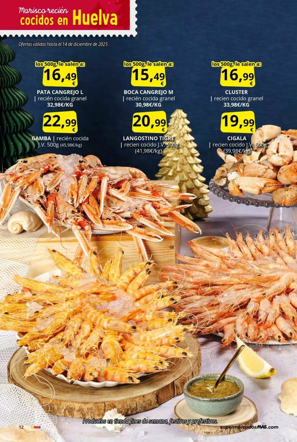 Folleto promocional de MAS válido desde el 28/11/2025 - Página 12.