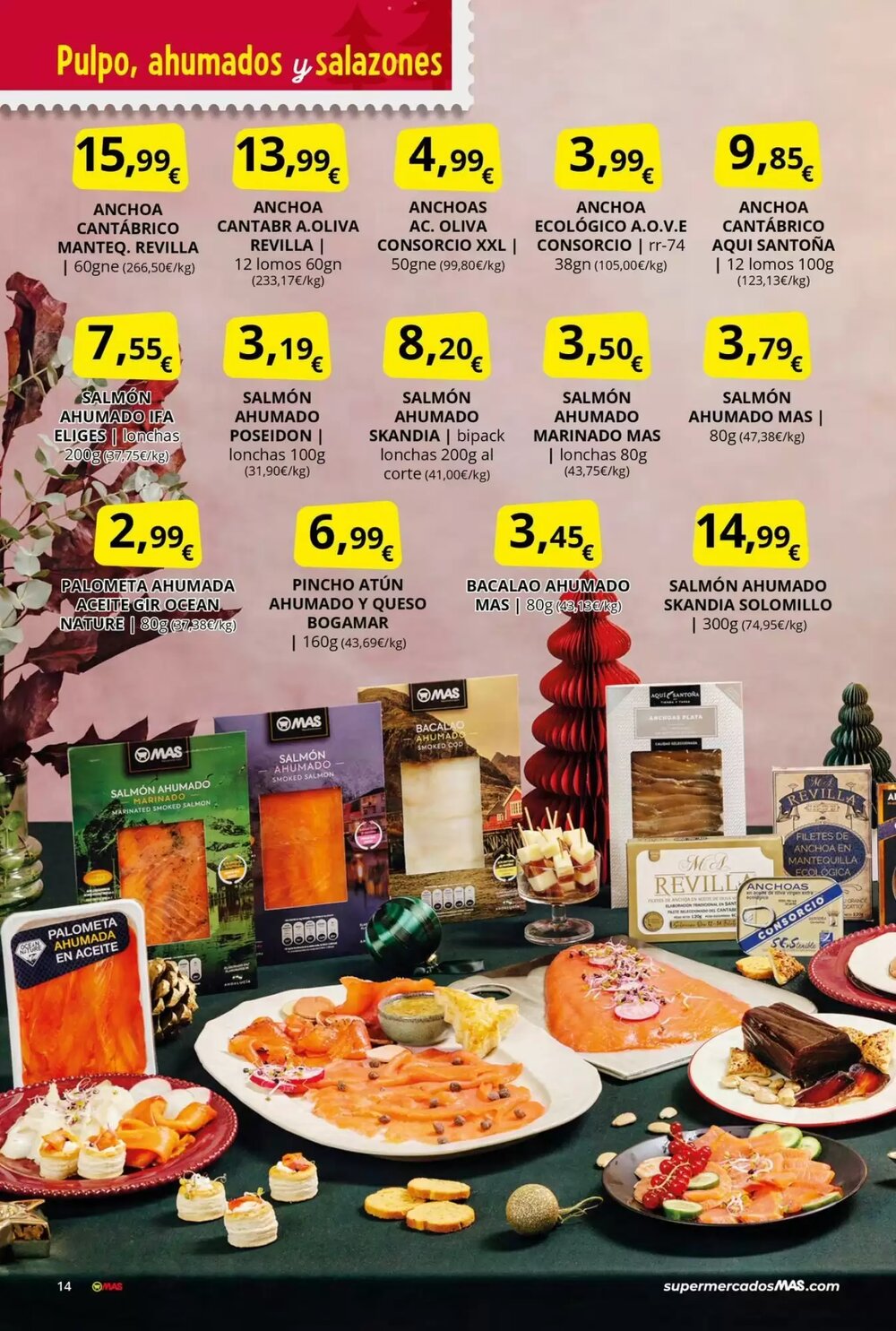 Folleto promocional de MAS válido desde el 28/11/2025 - Página 14.