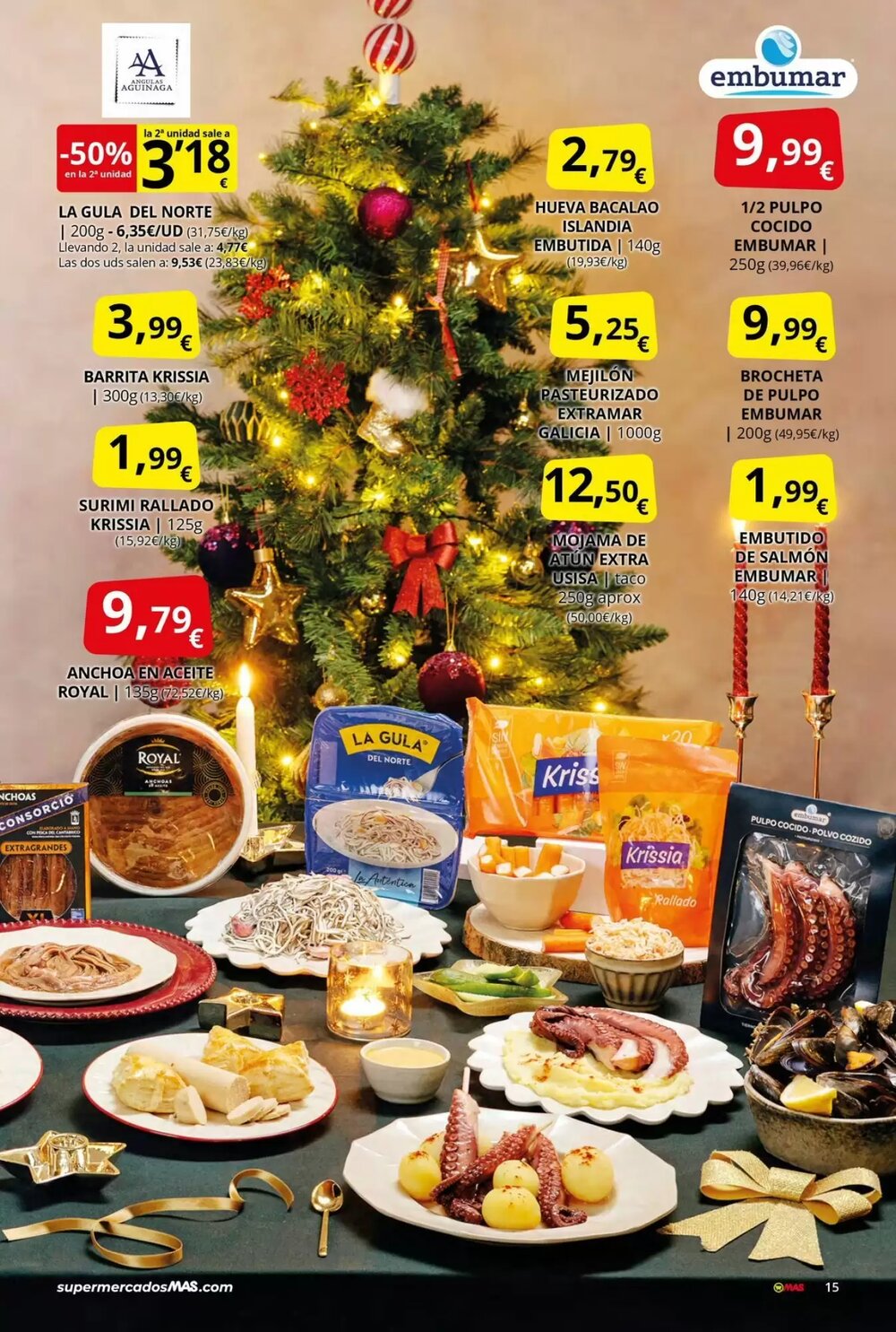 Folleto promocional de MAS válido desde el 28/11/2025 - Página 15.