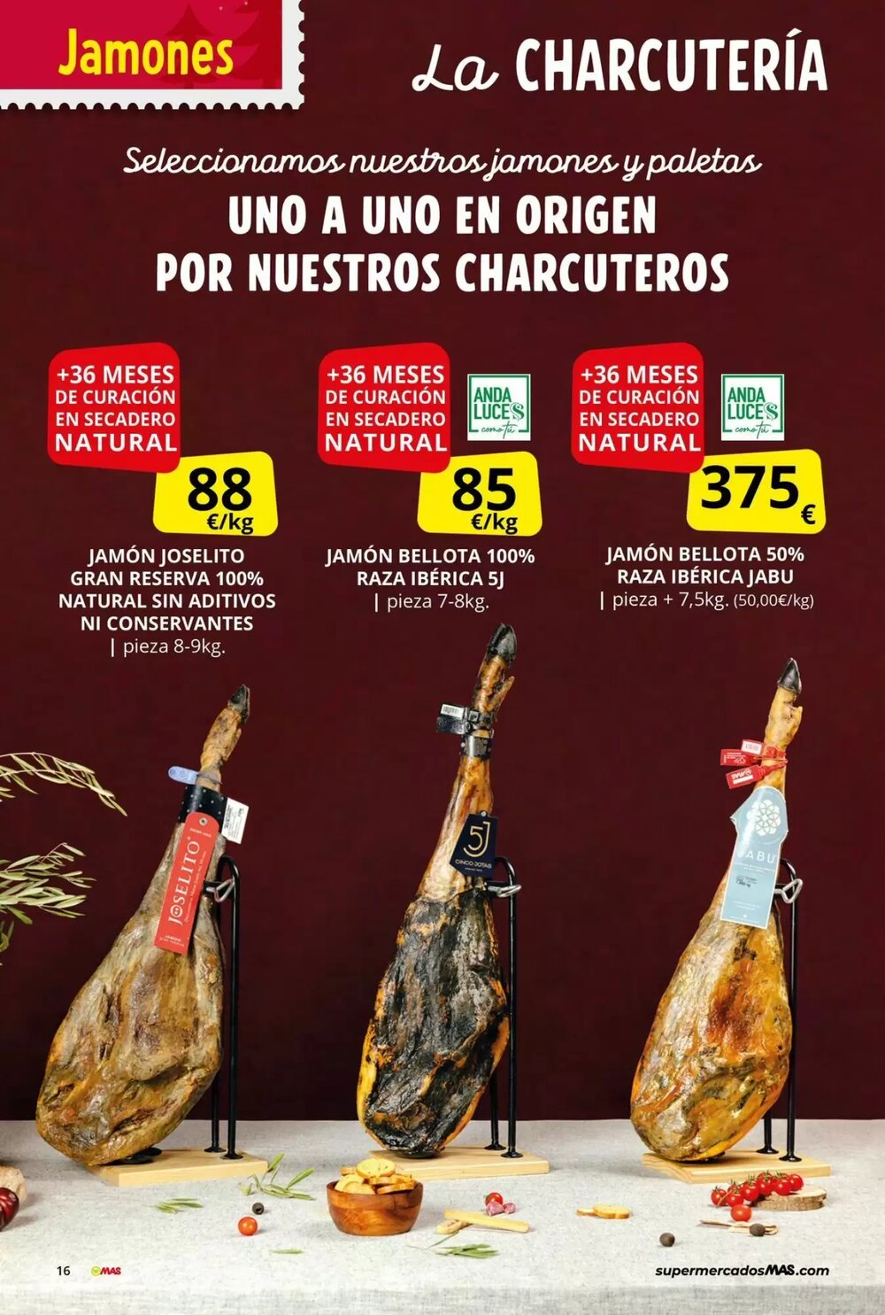 Folleto promocional de MAS válido desde el 28/11/2025 - Página 16.