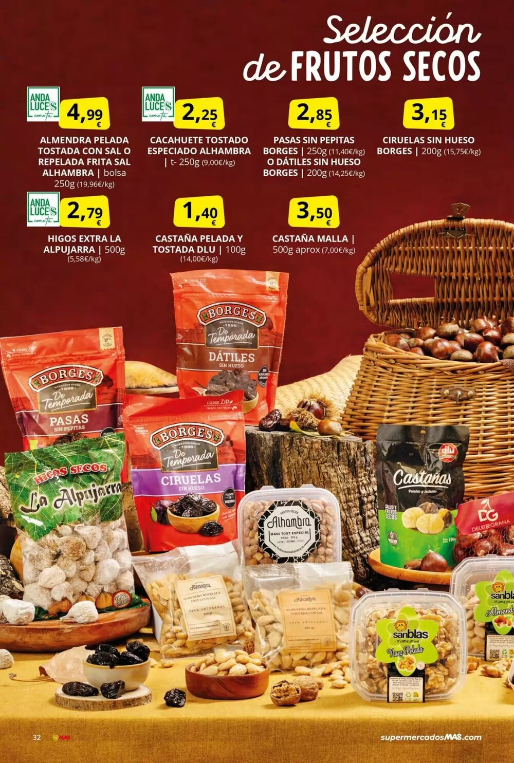 Folleto promocional de MAS válido desde el 28/11/2025 - Página 32.