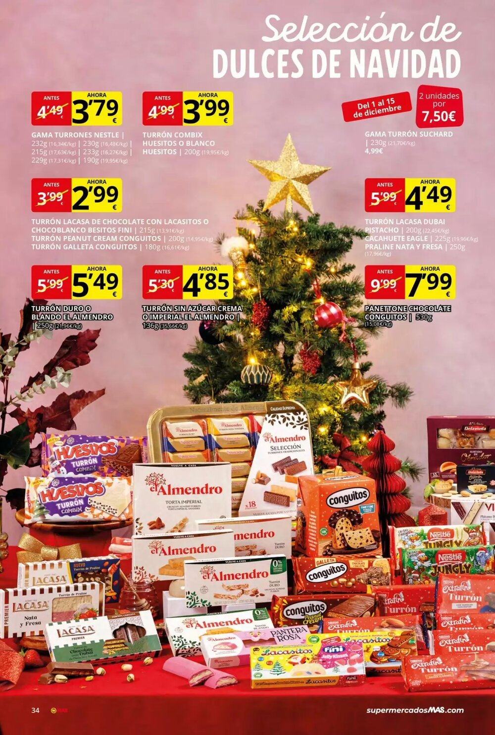 Folleto promocional de MAS válido desde el 28/11/2025 - Página 34.