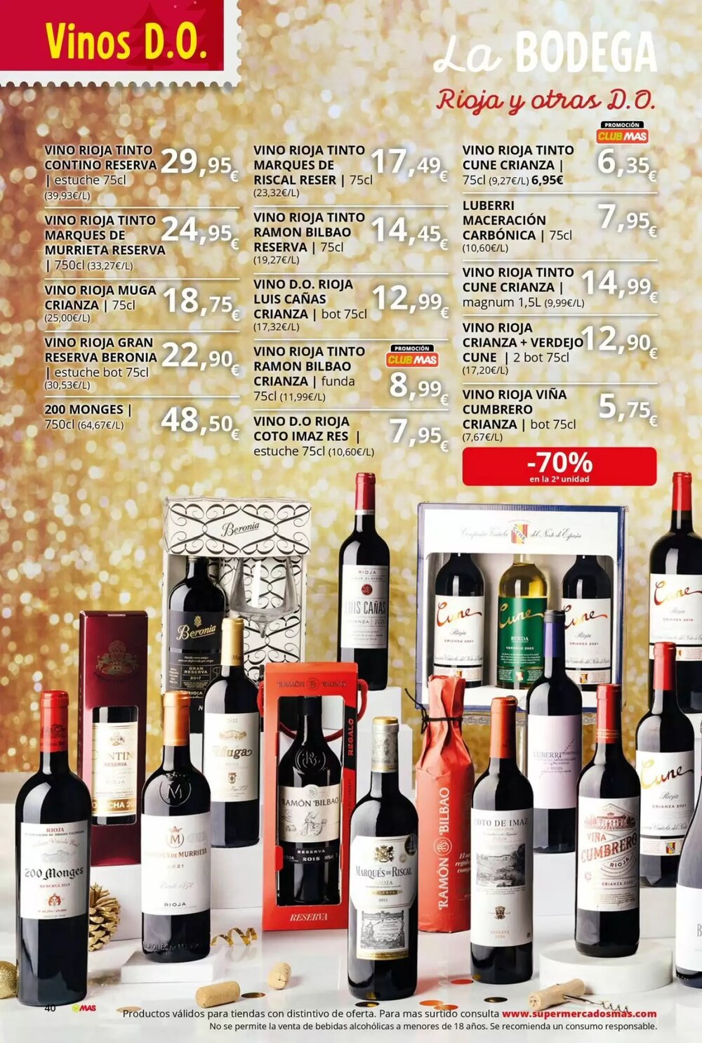 Folleto promocional de MAS válido desde el 28/11/2025 - Página 40.