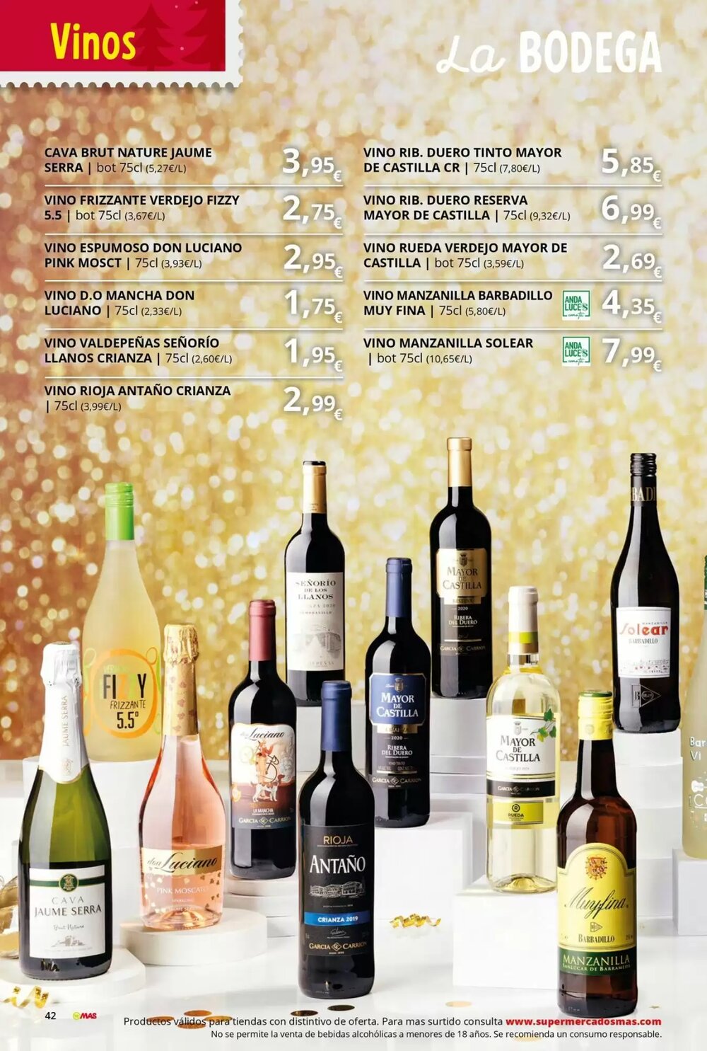 Folleto promocional de MAS válido desde el 28/11/2025 - Página 42.