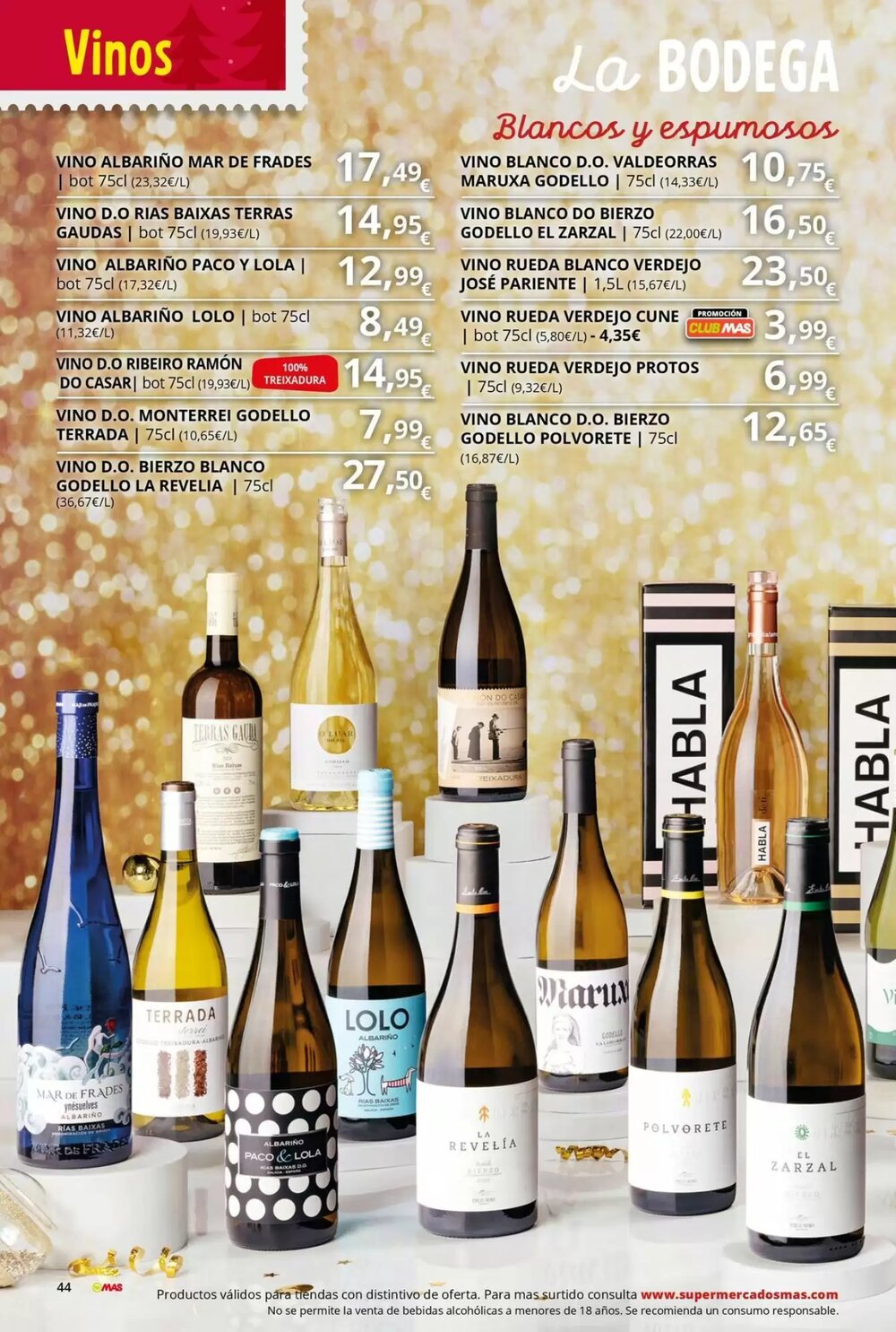 Folleto promocional de MAS válido desde el 28/11/2025 - Página 44.