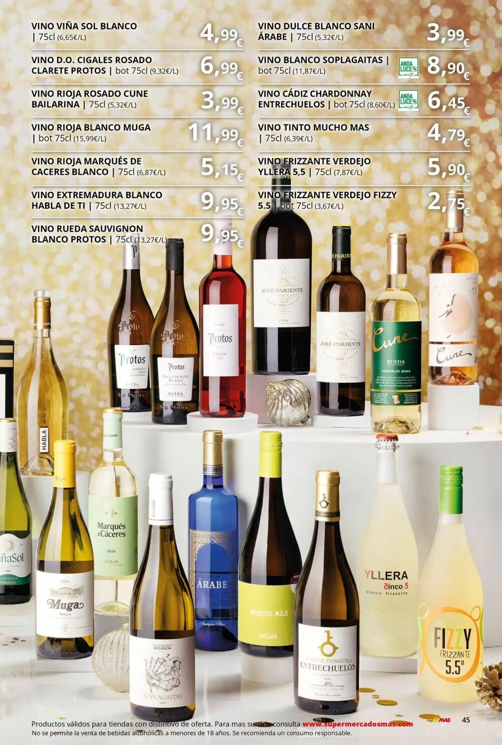 Folleto promocional de MAS válido desde el 28/11/2025 - Página 45.