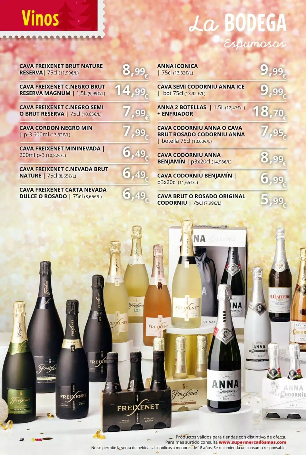 Folleto promocional de MAS válido desde el 28/11/2025 - Página 46.