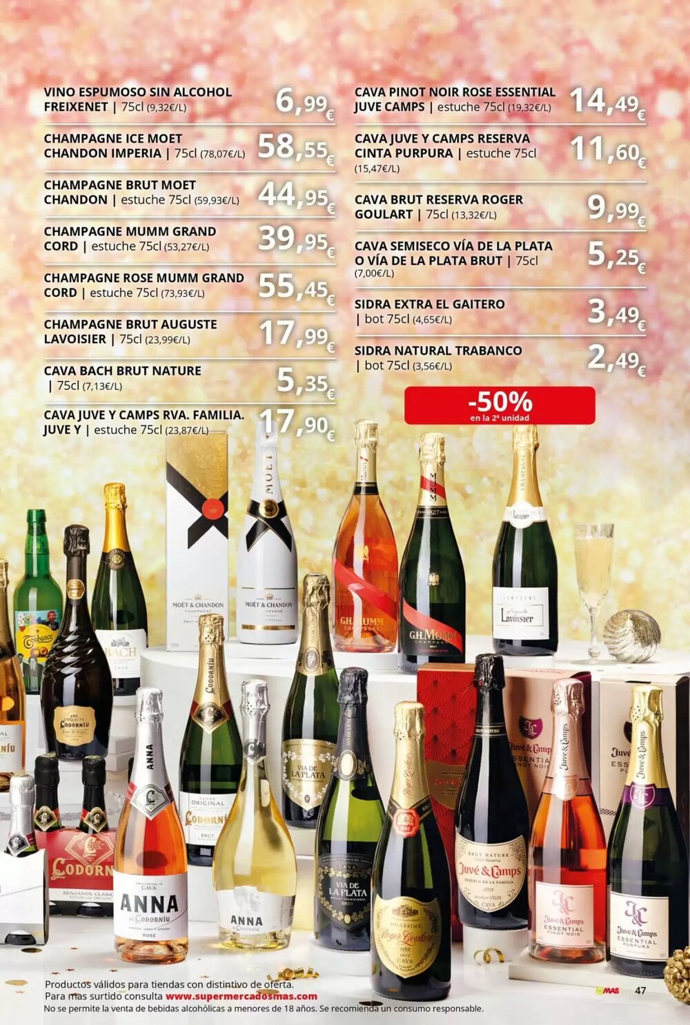 Folleto promocional de MAS válido desde el 28/11/2025 - Página 47.