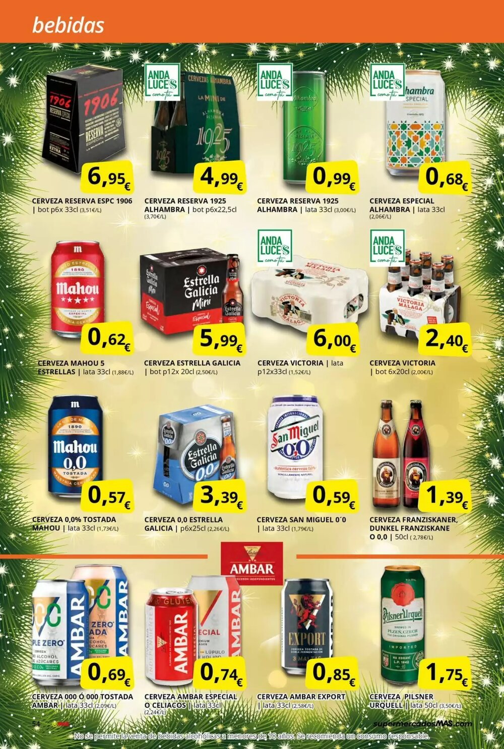 Folleto promocional de MAS válido desde el 28/11/2025 - Página 54.