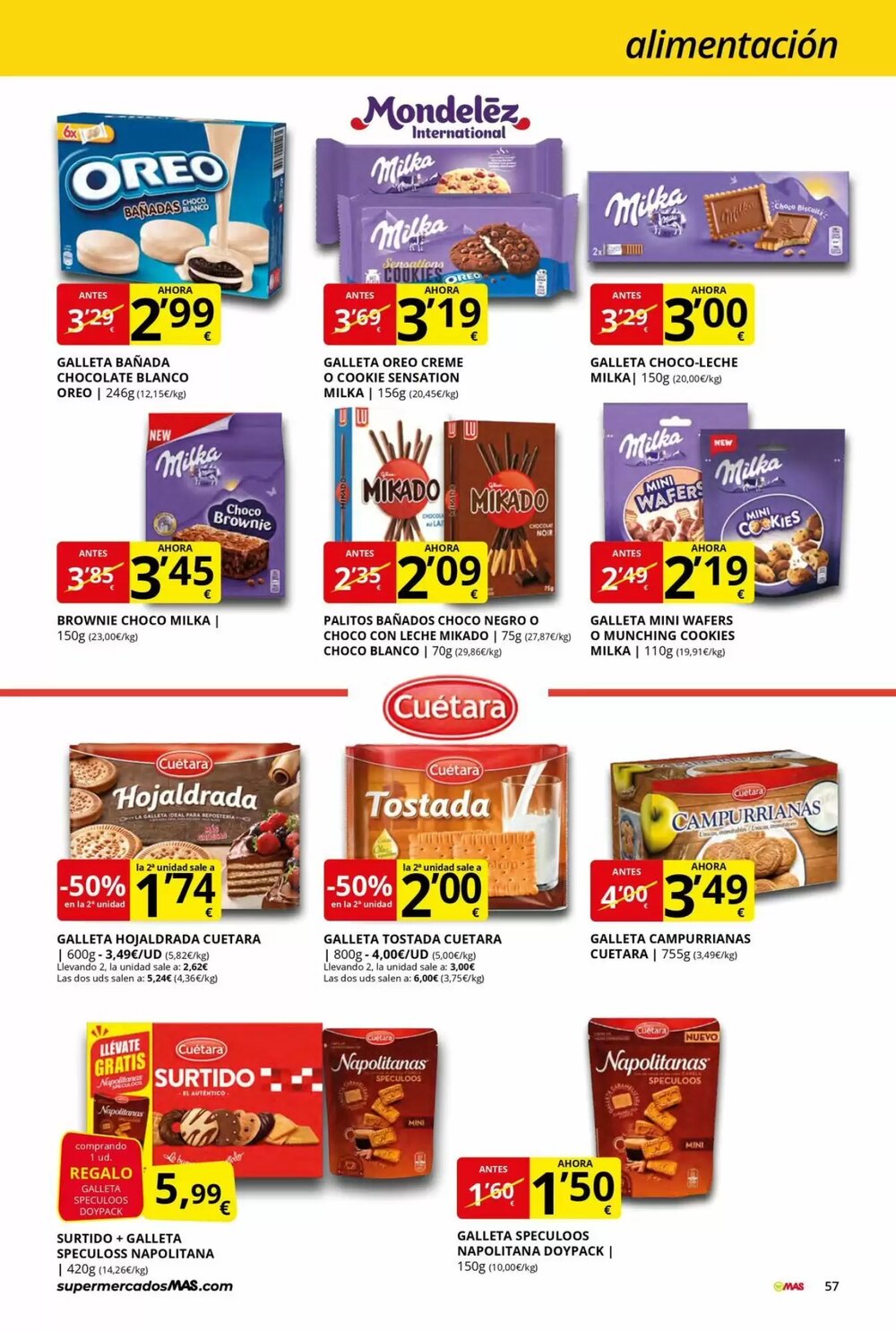 Folleto promocional de MAS válido desde el 28/11/2025 - Página 57.