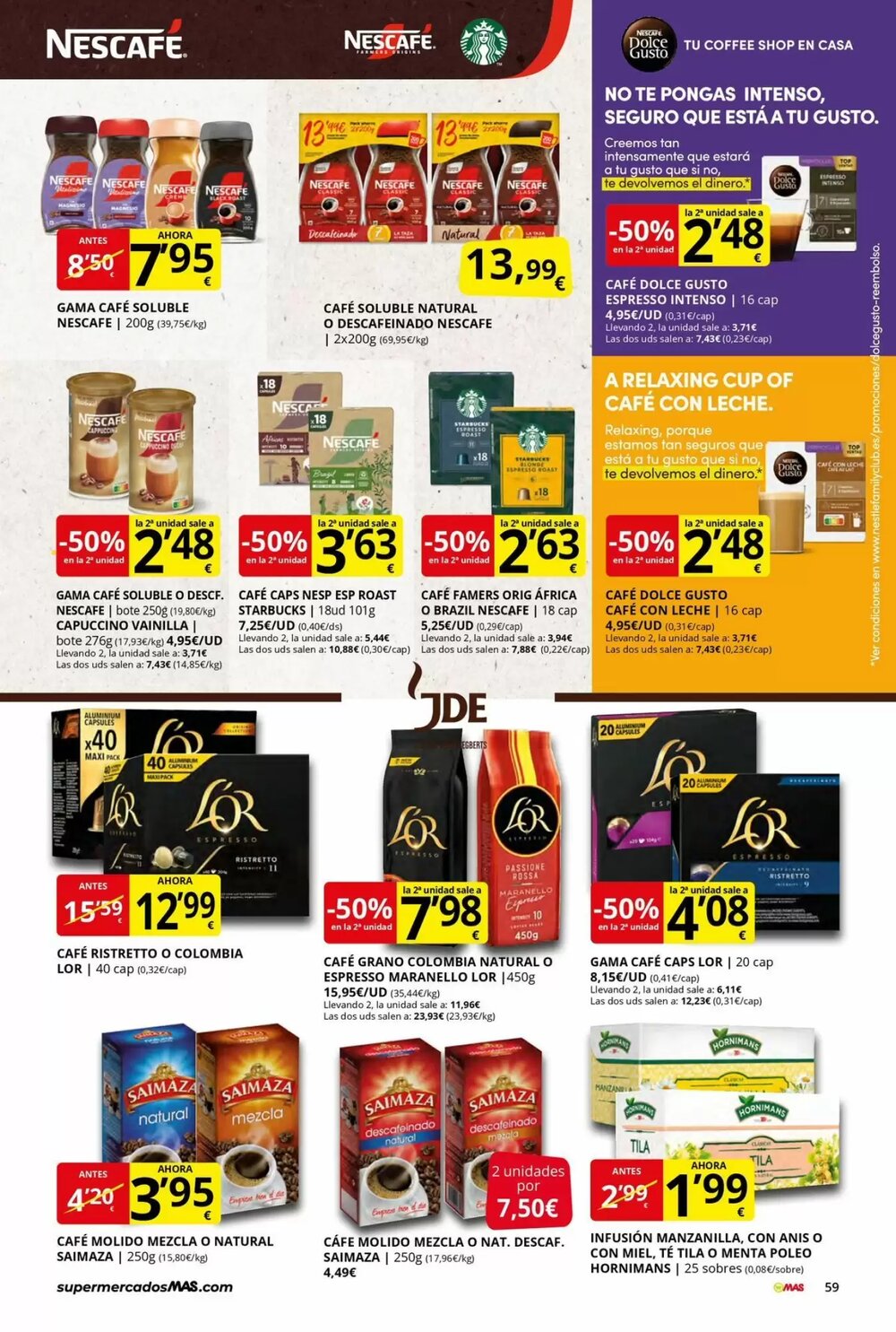 Folleto promocional de MAS válido desde el 28/11/2025 - Página 59.