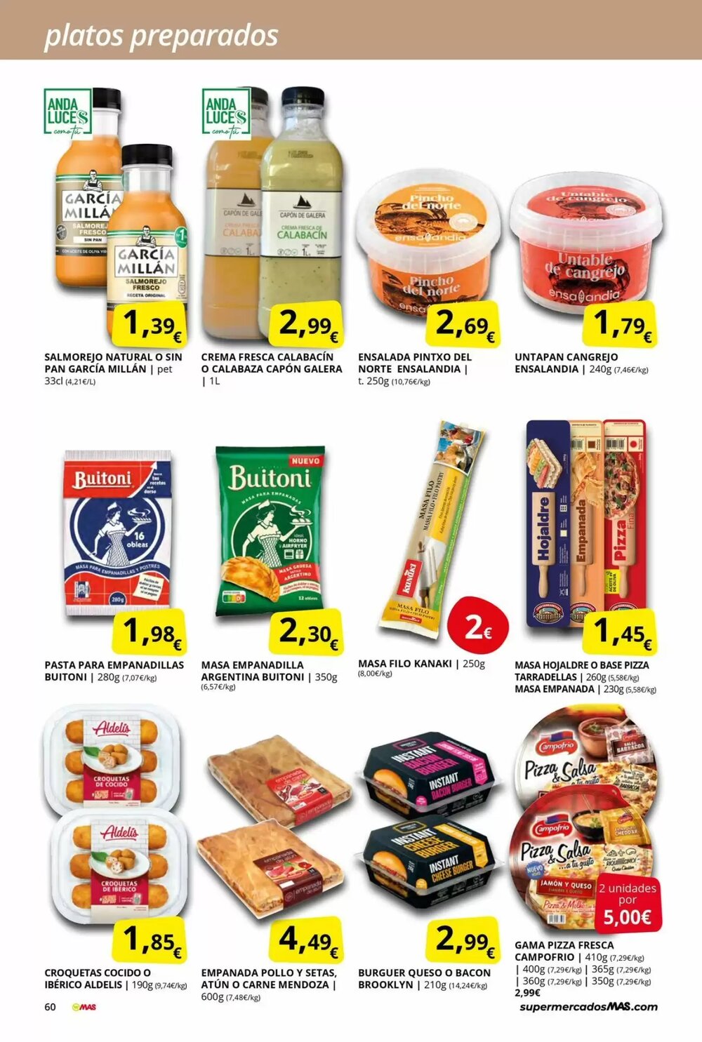 Folleto promocional de MAS válido desde el 28/11/2025 - Página 60.