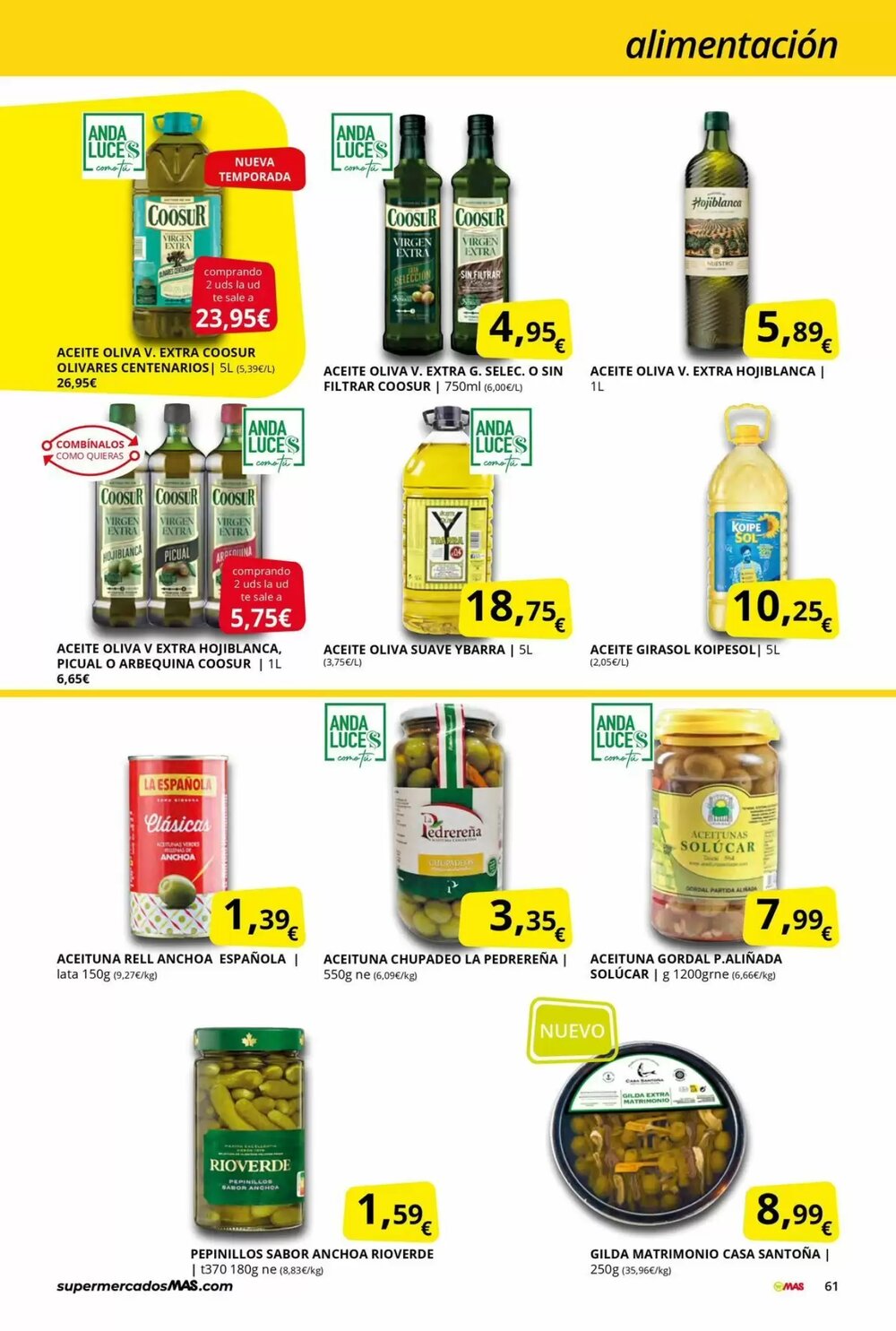 Folleto promocional de MAS válido desde el 28/11/2025 - Página 61.