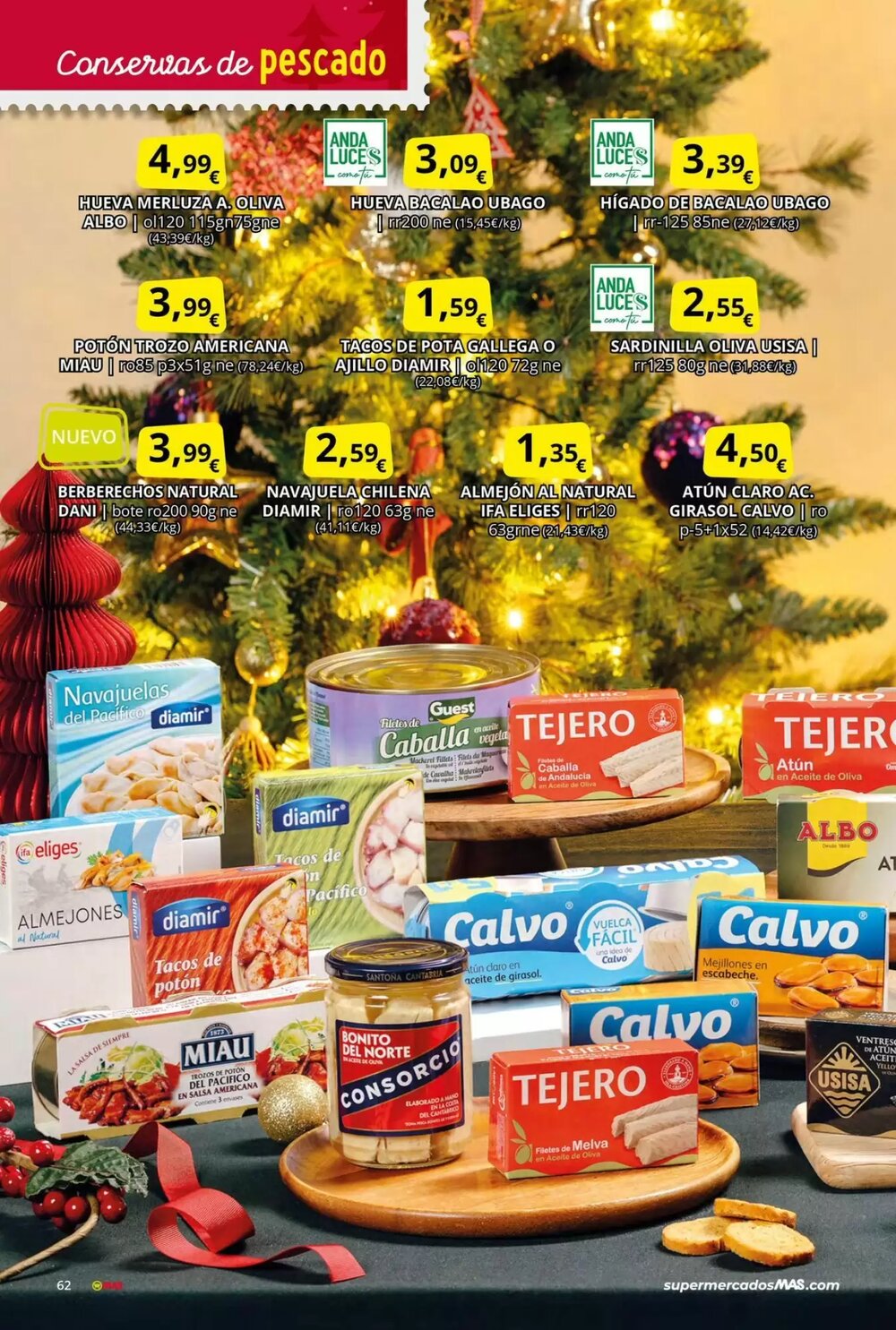 Folleto promocional de MAS válido desde el 28/11/2025 - Página 62.