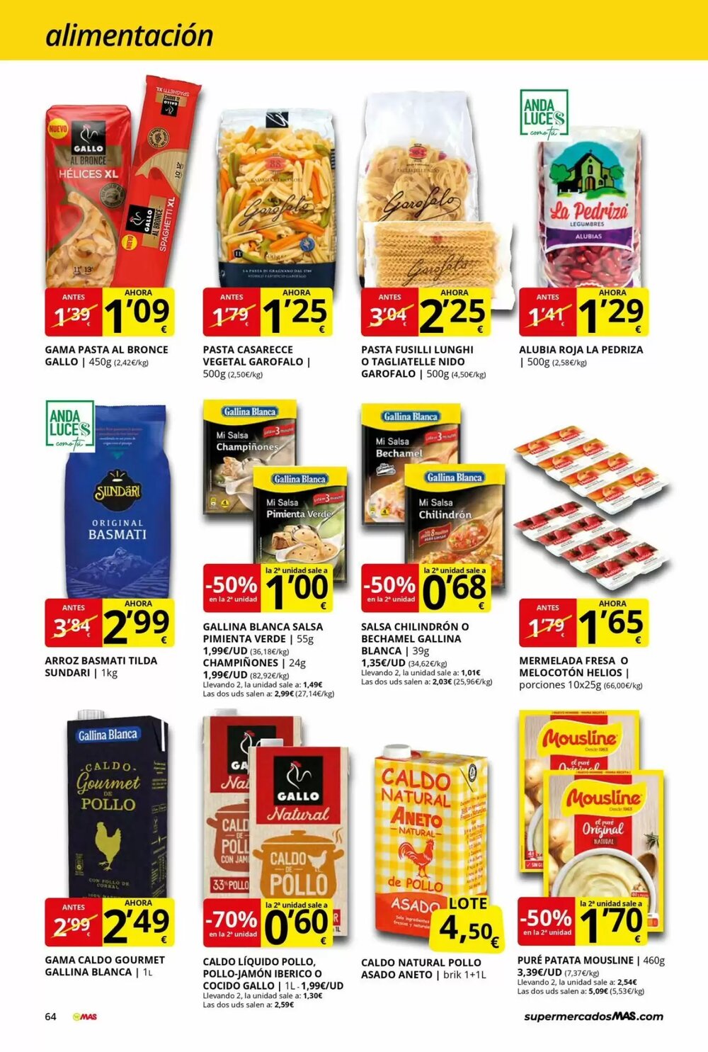 Folleto promocional de MAS válido desde el 28/11/2025 - Página 64.