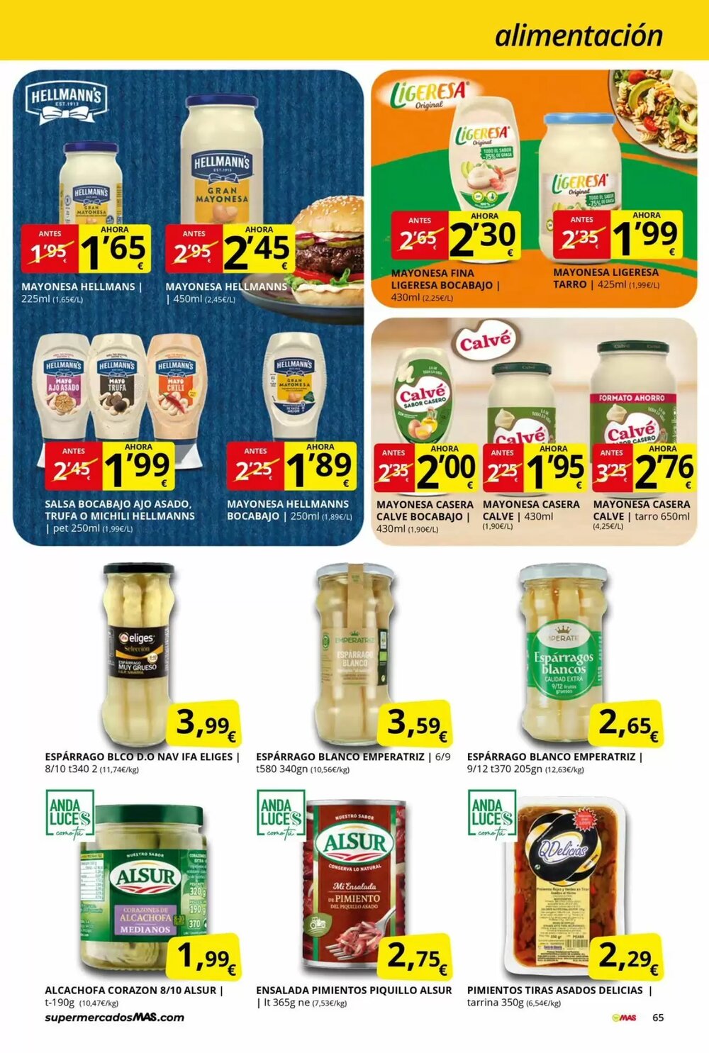 Folleto promocional de MAS válido desde el 28/11/2025 - Página 65.