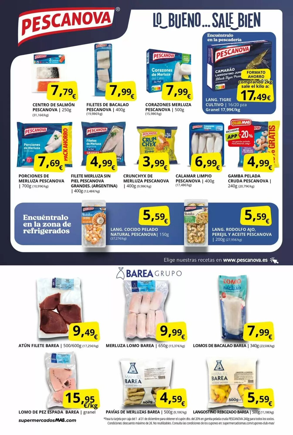 Folleto promocional de MAS válido desde el 28/11/2025 - Página 73.