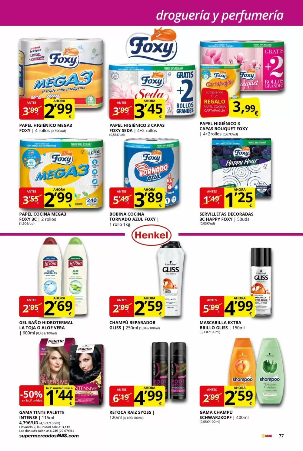 Folleto promocional de MAS válido desde el 28/11/2025 - Página 77.