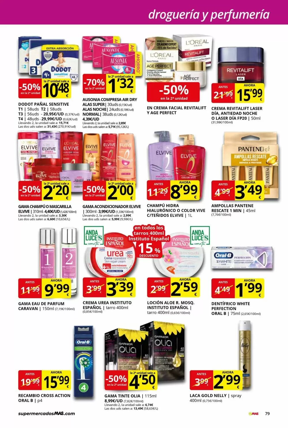 Folleto promocional de MAS válido desde el 28/11/2025 - Página 79.