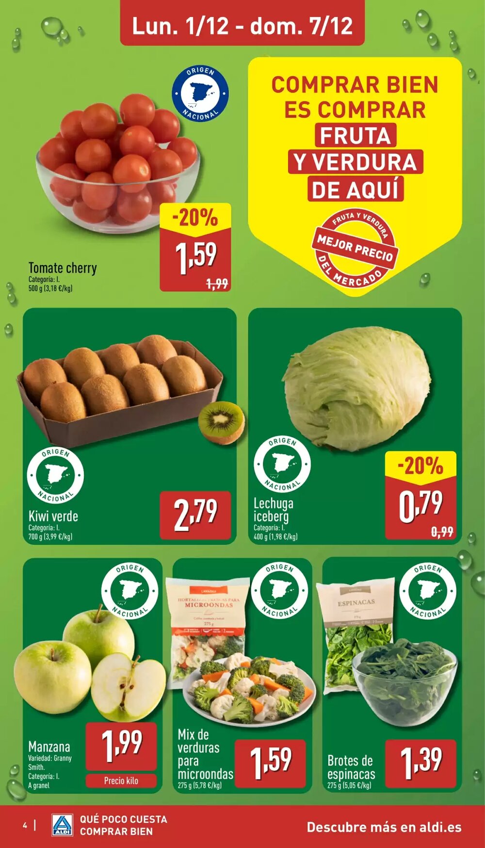 Folleto promocional de ALDI válido desde el 01/12/2025 - Página 4.