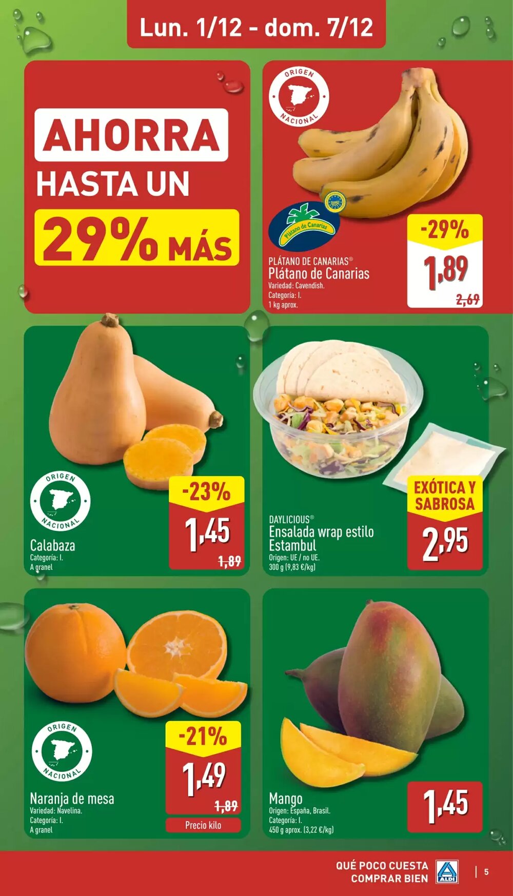 Folleto promocional de ALDI válido desde el 01/12/2025 - Página 5.