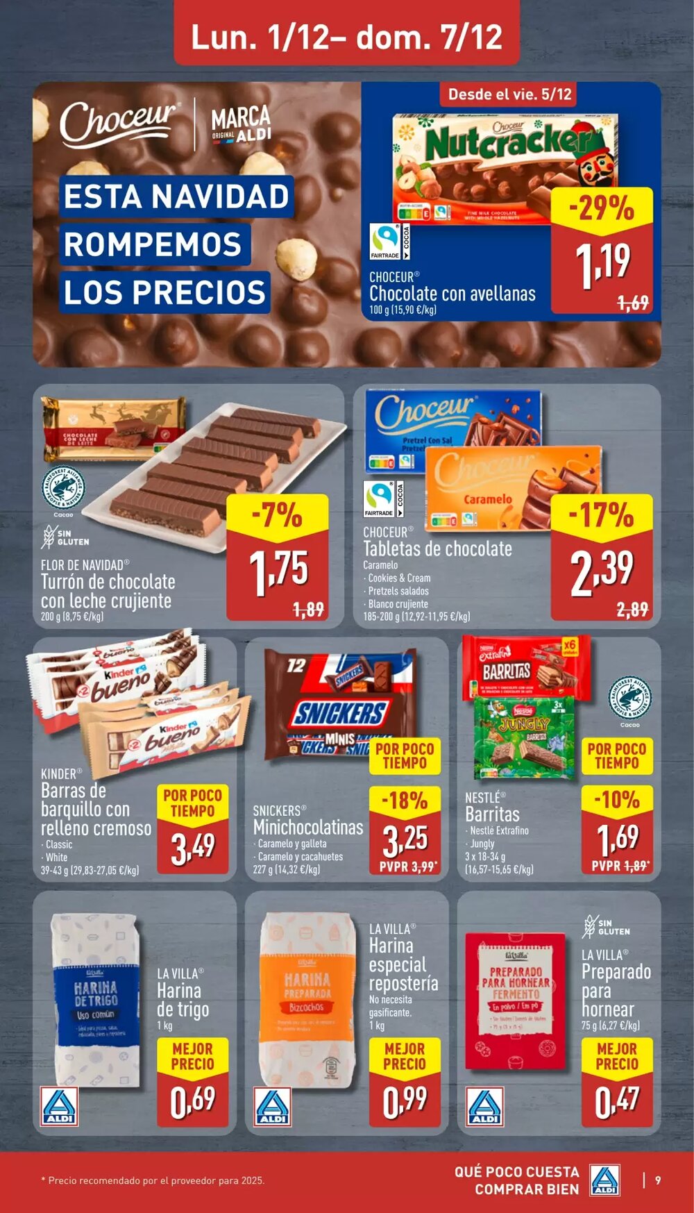 Folleto promocional de ALDI válido desde el 01/12/2025 - Página 9.